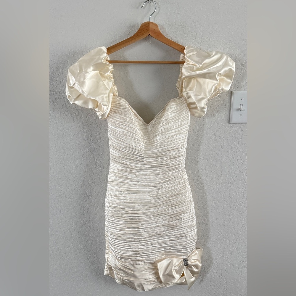 Vintage Cache Mini Ruched Dress